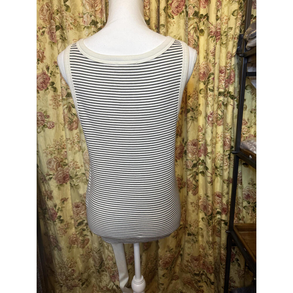 NWT! Madewell Women's Brightside High-Neck Rib Tank Top Size Medium - Picture 2 of 6